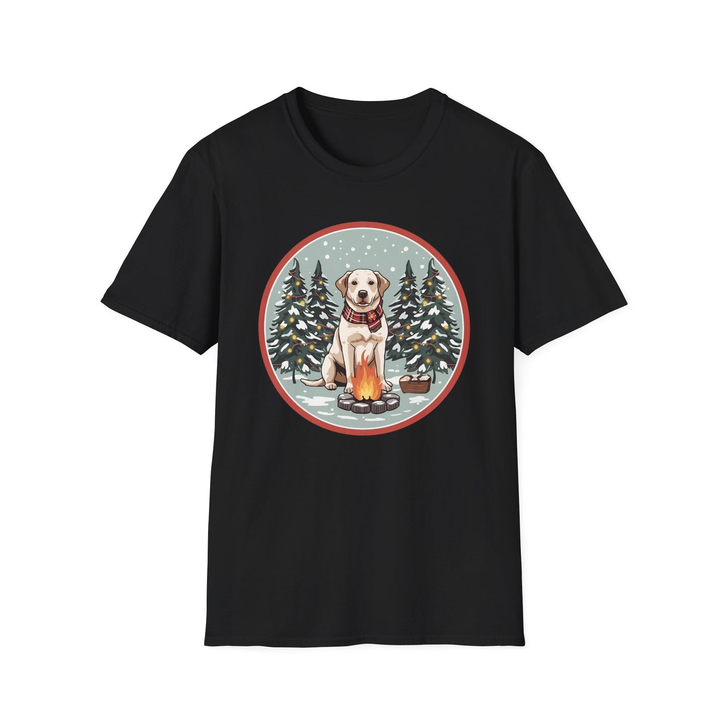 Labrador Retriever – Campfire Christmas T-shirt