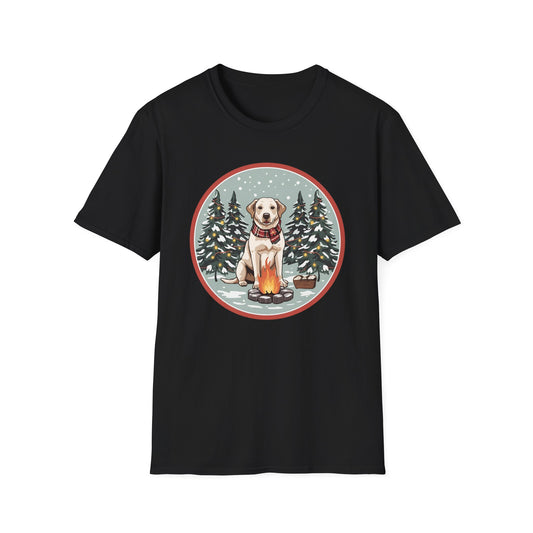 Labrador Retriever – Campfire Christmas T-shirt