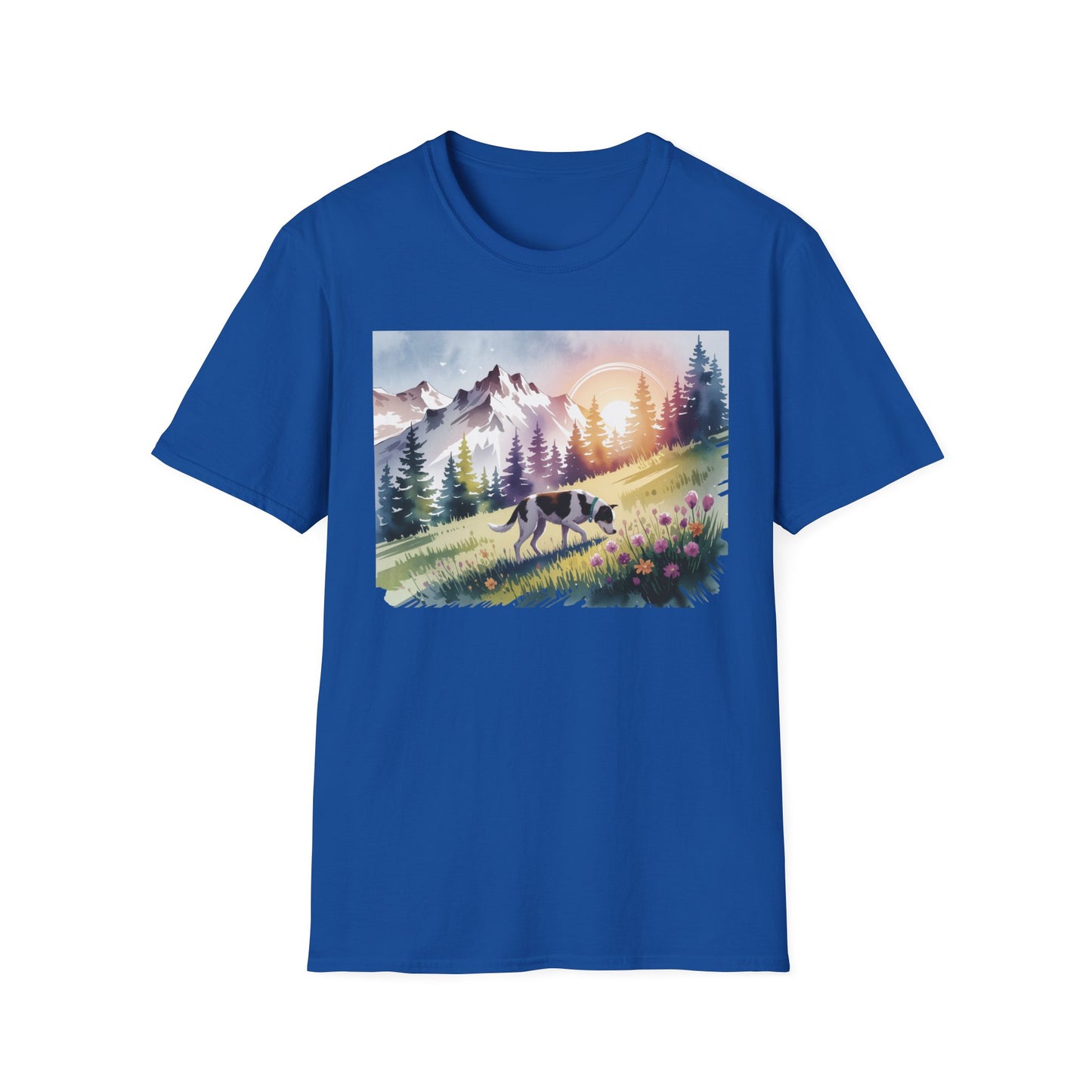 Dog View Watercolor T-Shirt