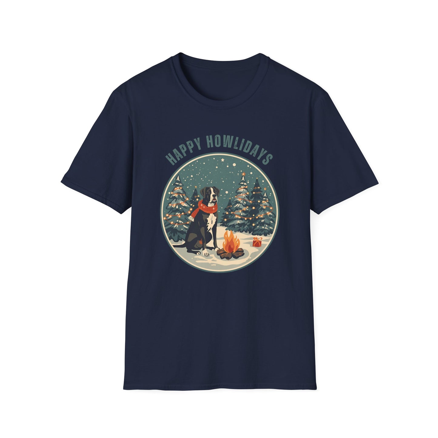 Great Dane – Campfire Christmas II T-shirt