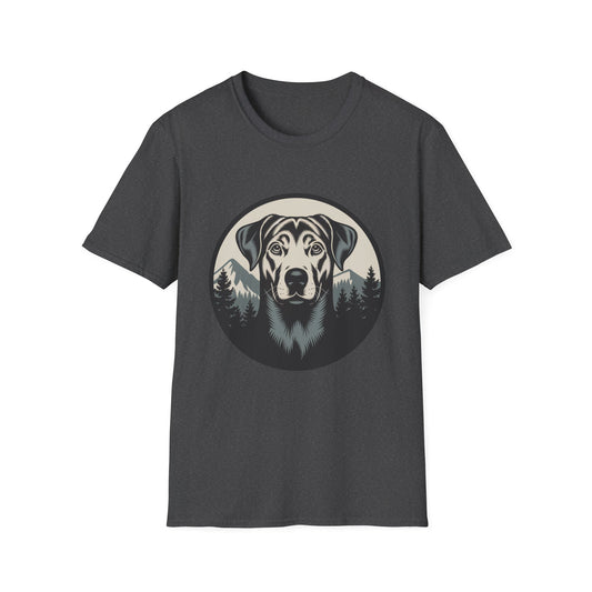 Dog Portrait Badge T-Shirt