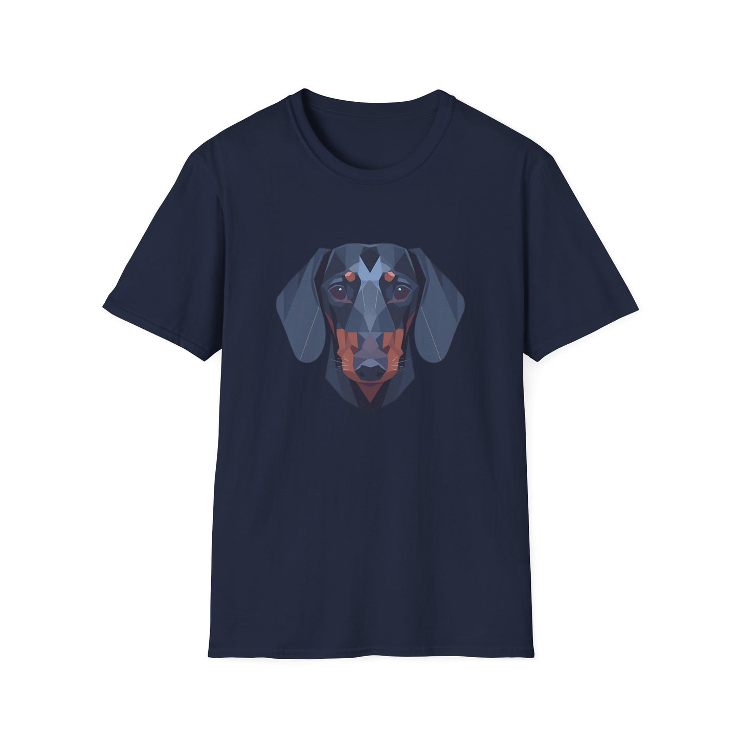 Geometric Dachshund Head