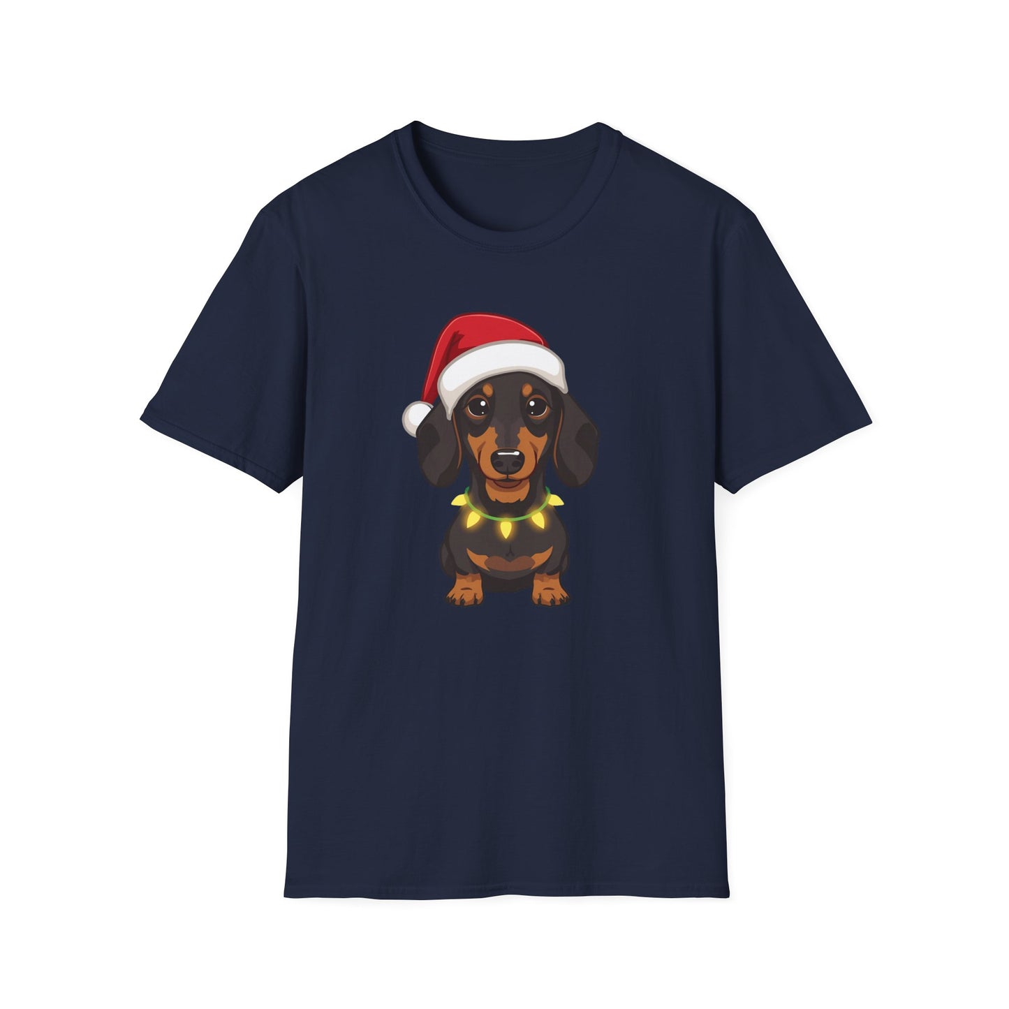 Dachshund – Santa Led - Portrait T-shirt