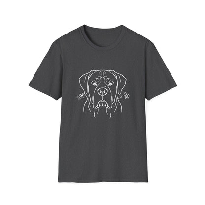 Dog Portrait Line Art Mastiff