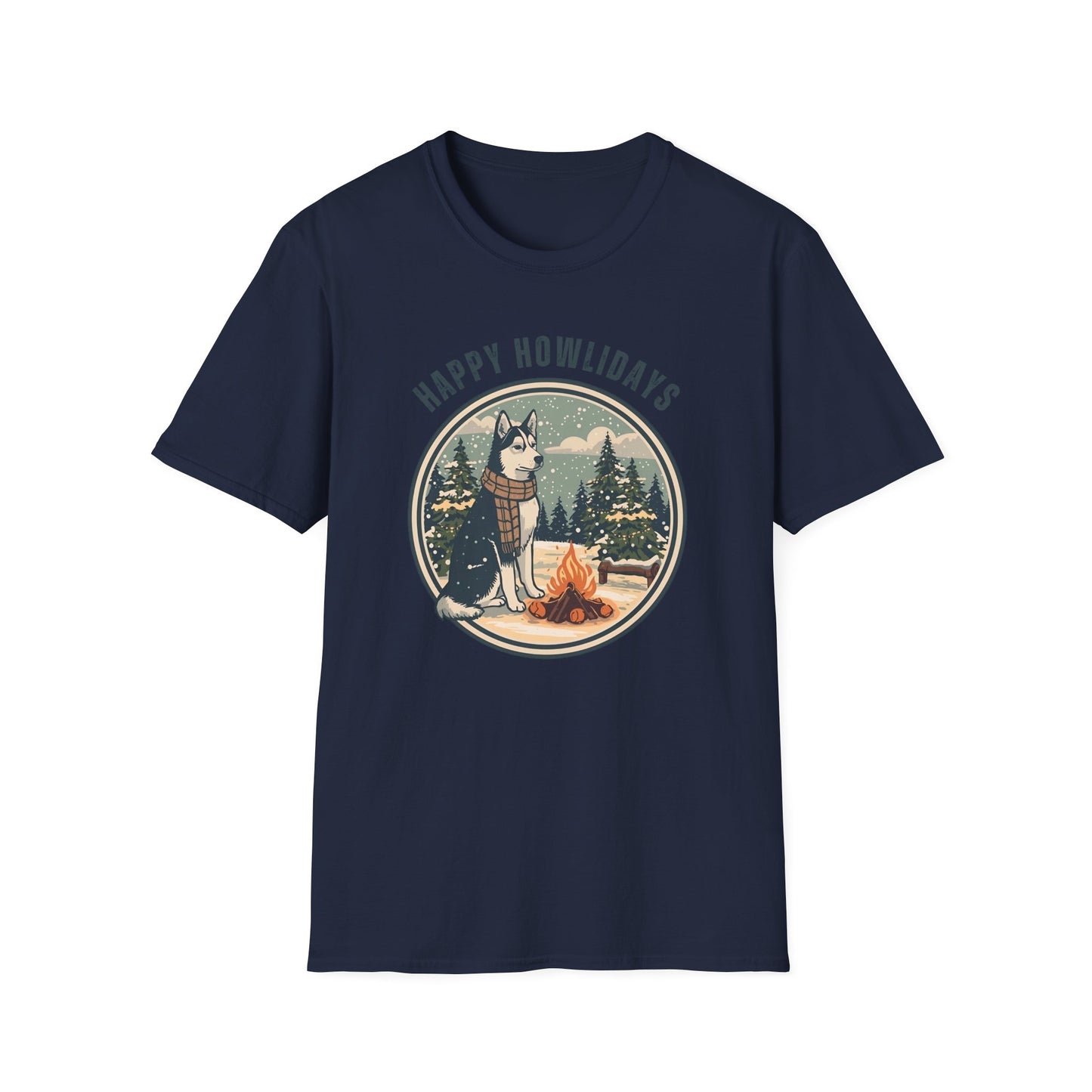 Husky – Campfire Christmas II T-shirt