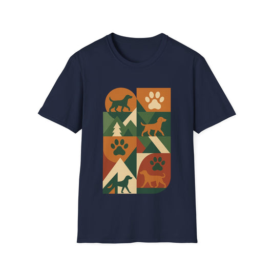 Abstract Paws in Motion T-Shirt