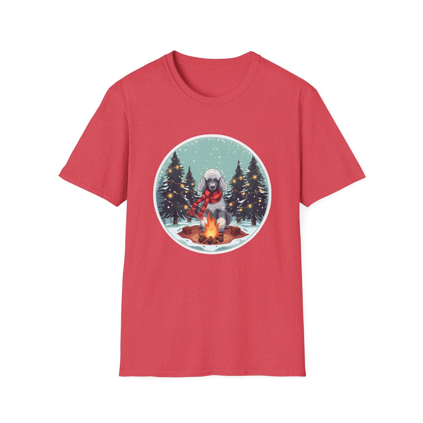 Poodle – Campfire Christmas T-shirt