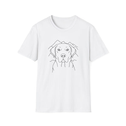 Dog Portrait Line Art Labrador