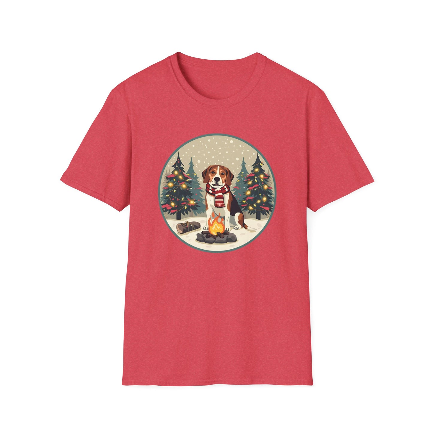 Beagle – Campfire Christmas T-shirt