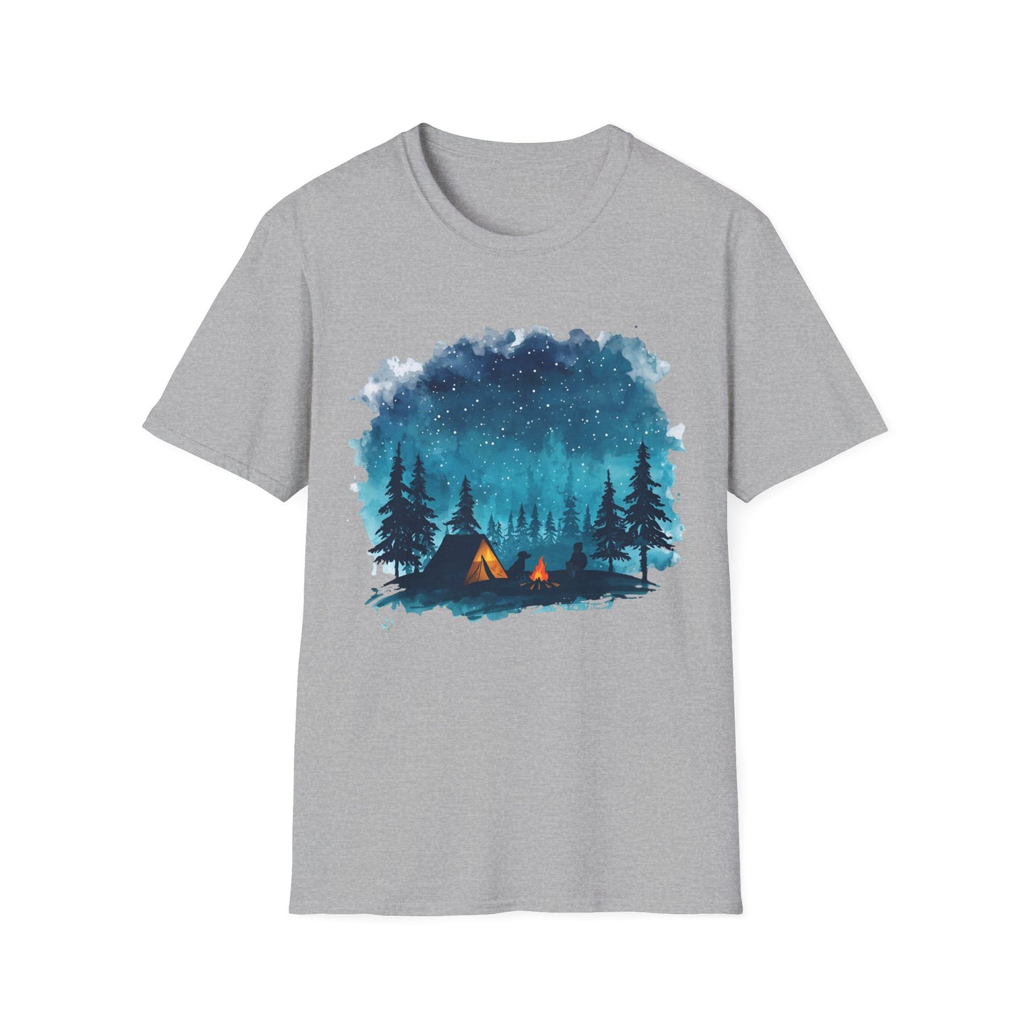 Starry Campsite Watercolor